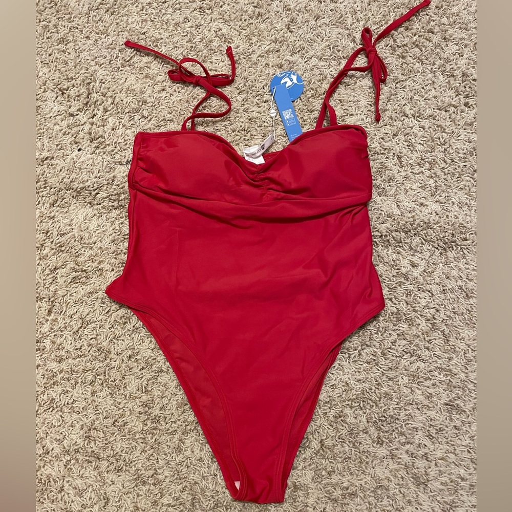 Women’s Size Large Tie Shoulder Bathing Suit